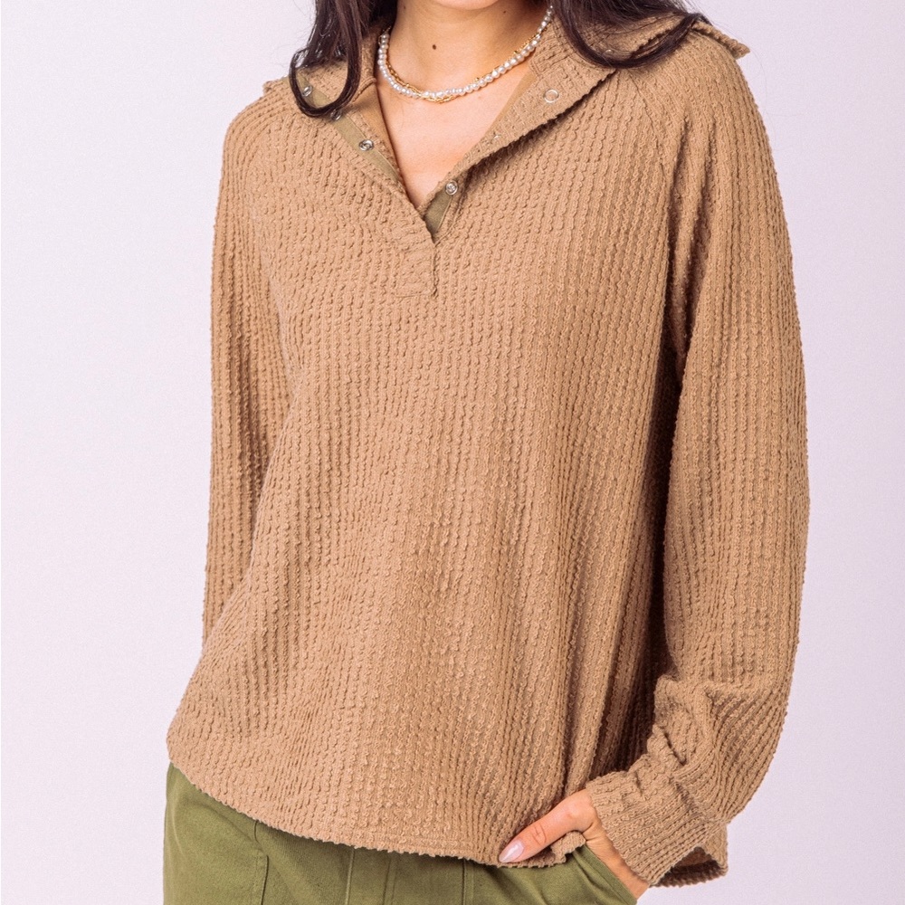 New button Henley top